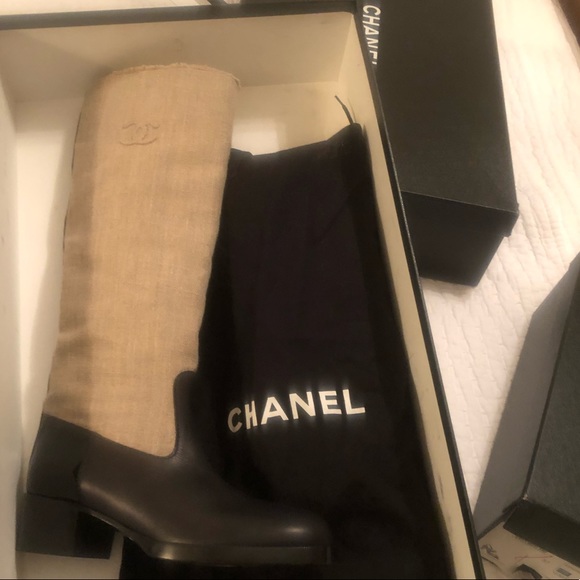 Chanel Riding Boots- NWT IN BOX - Picture 2 of 7